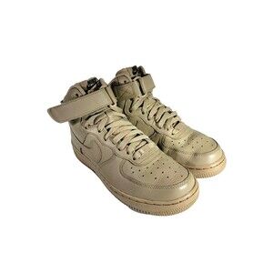 MDS Women's Size 7 Nike Air Force One Hi ID High Top Sneakers Tennis Shoes EUC